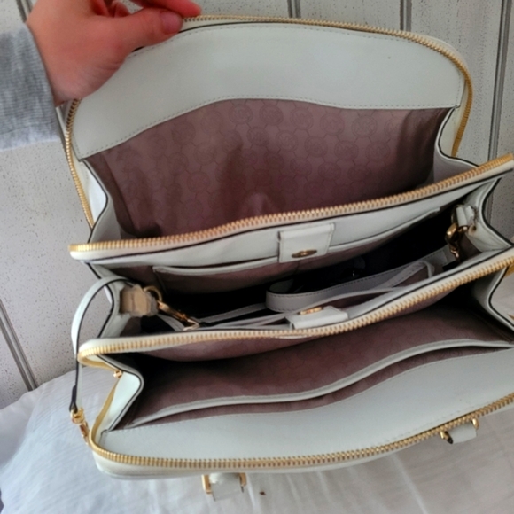 Mk white satchel bag - Picture 7 of 9